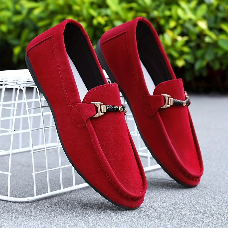 Mocassins d'affaires en daim
