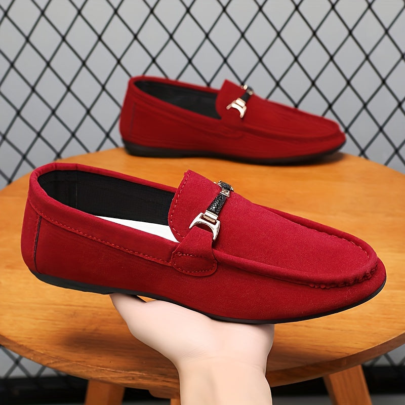 Mocassins d'affaires en daim