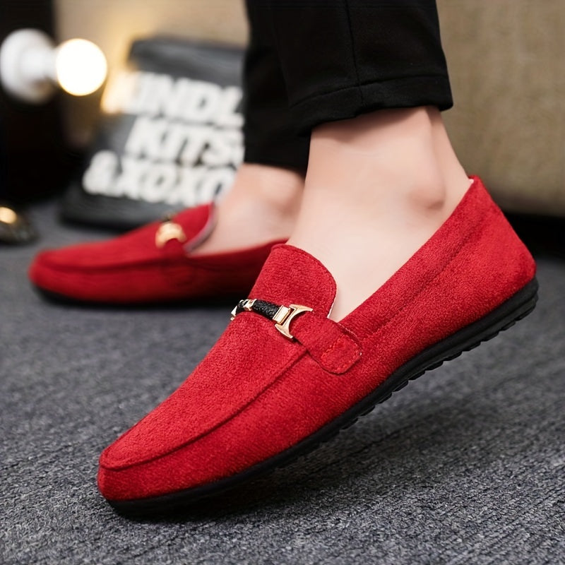 Mocassins d'affaires en daim