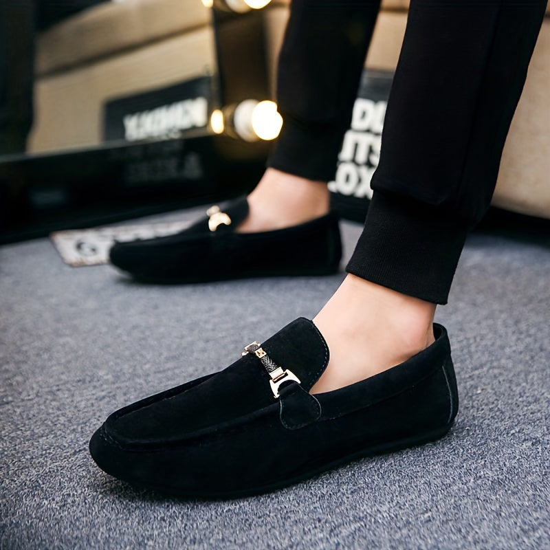 Mocassins d'affaires en daim