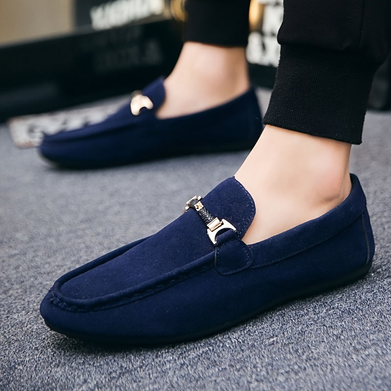 Mocassins d'affaires en daim