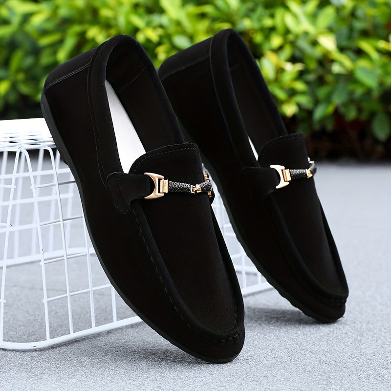 Mocassins d'affaires en daim