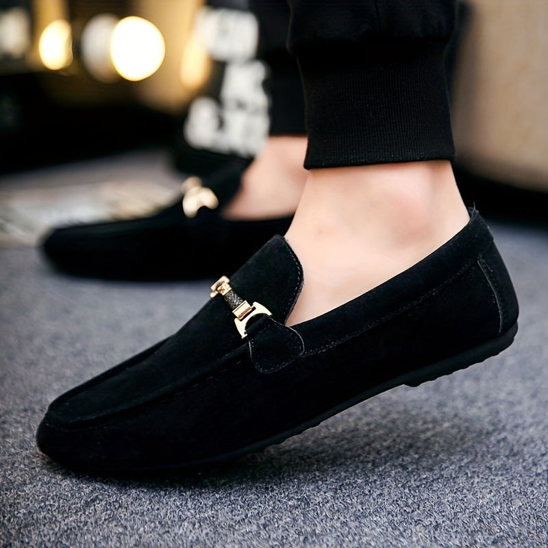 Mocassins d'affaires en daim