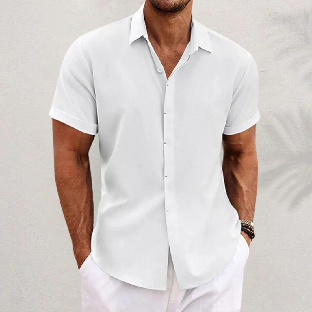 Chemise d'été en lin Barcelone