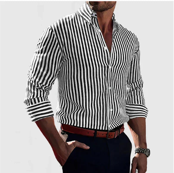 Chemise élégante à rayures