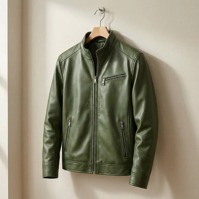 Veste en cuir vintage