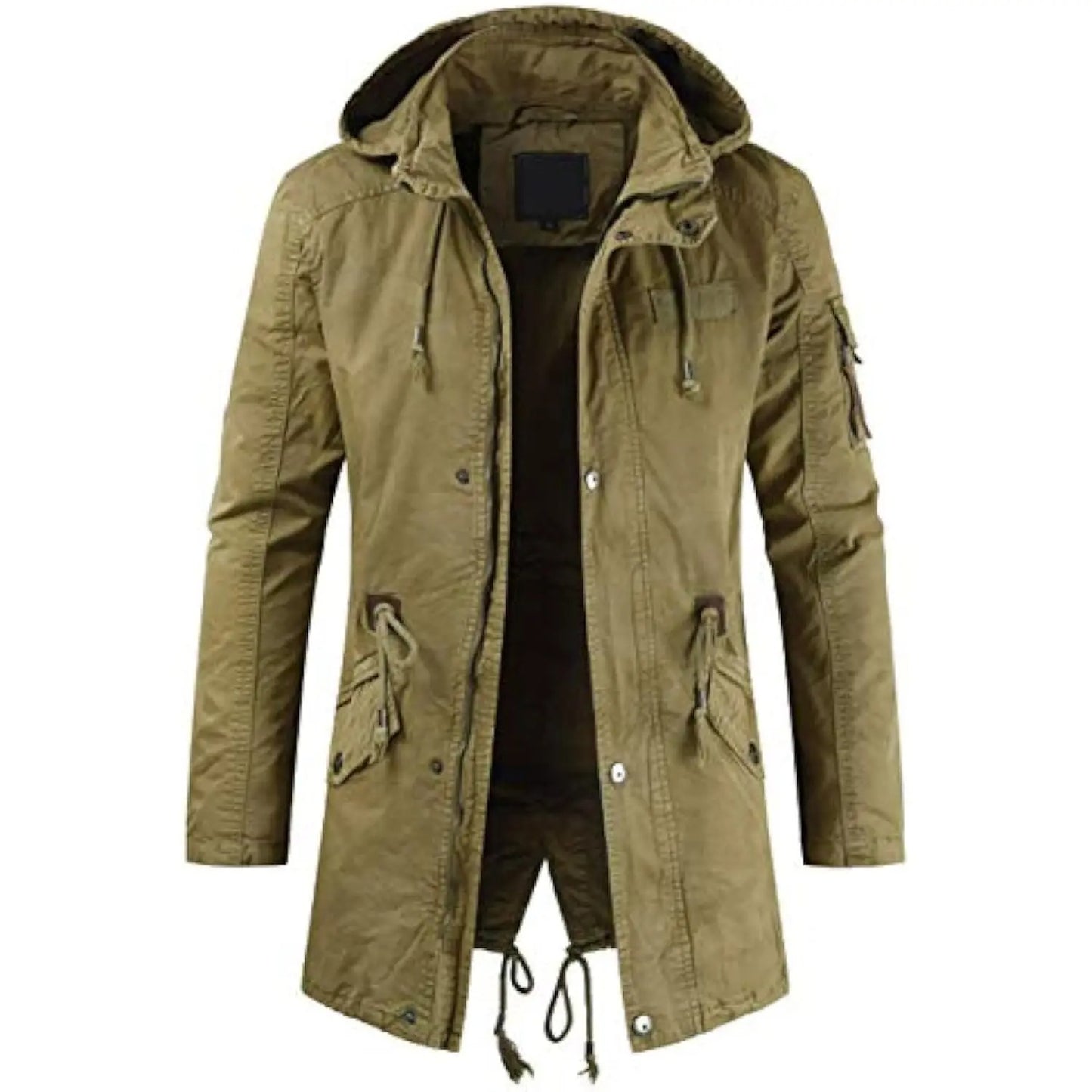 Veste parka cargo longue