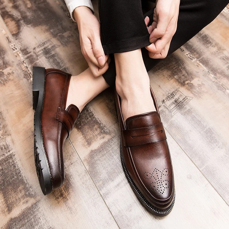 Mocassins britanniques élégants
