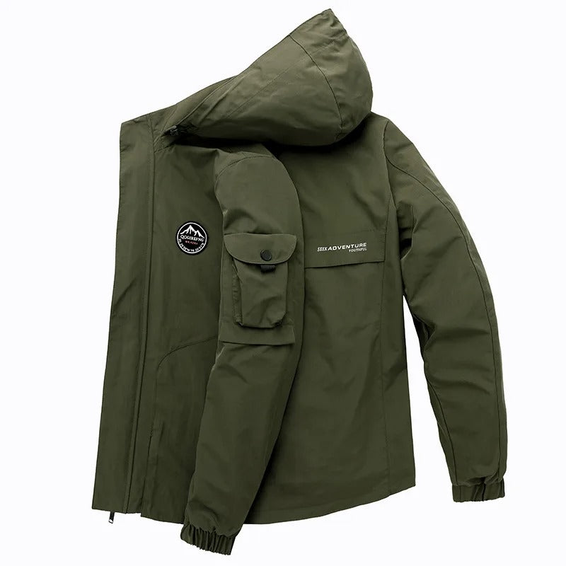 Veste d'hiver militaire élégante