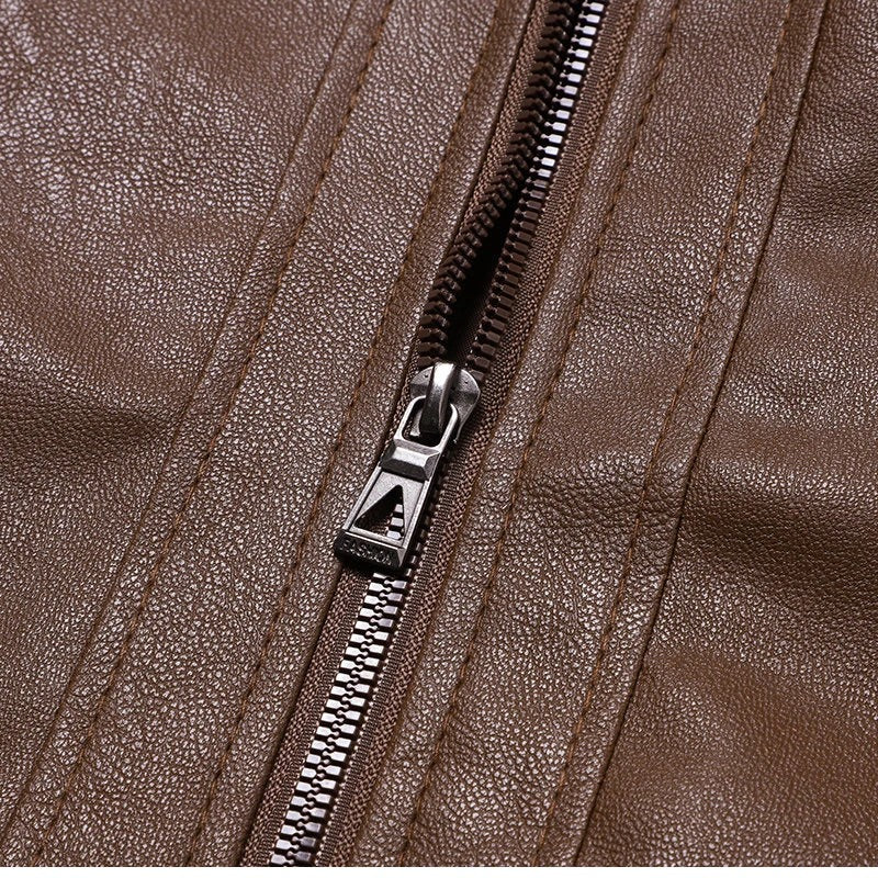 Veste de motard en cuir vintage