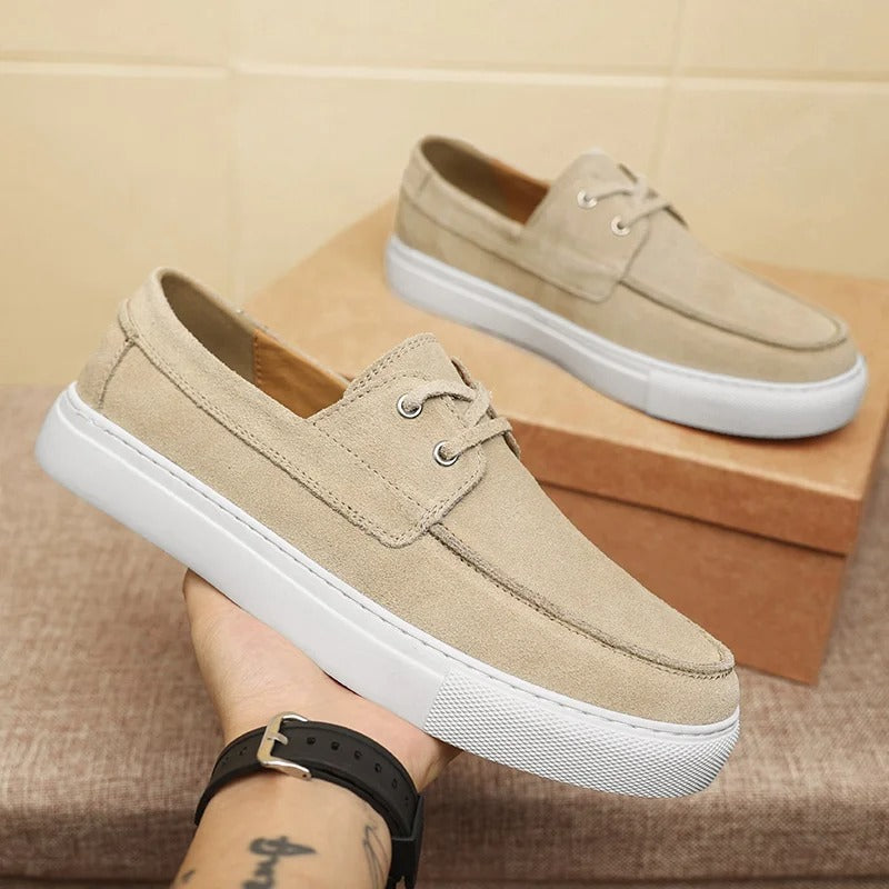 Chaussures élégantes en daim