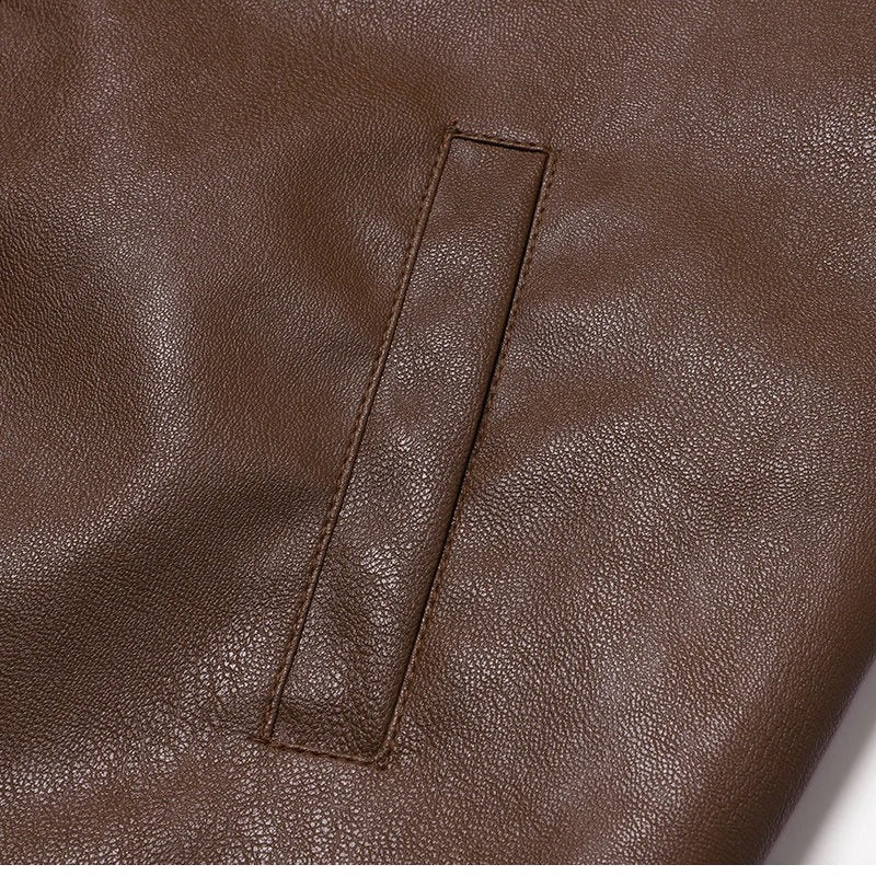 Veste de motard en cuir vintage