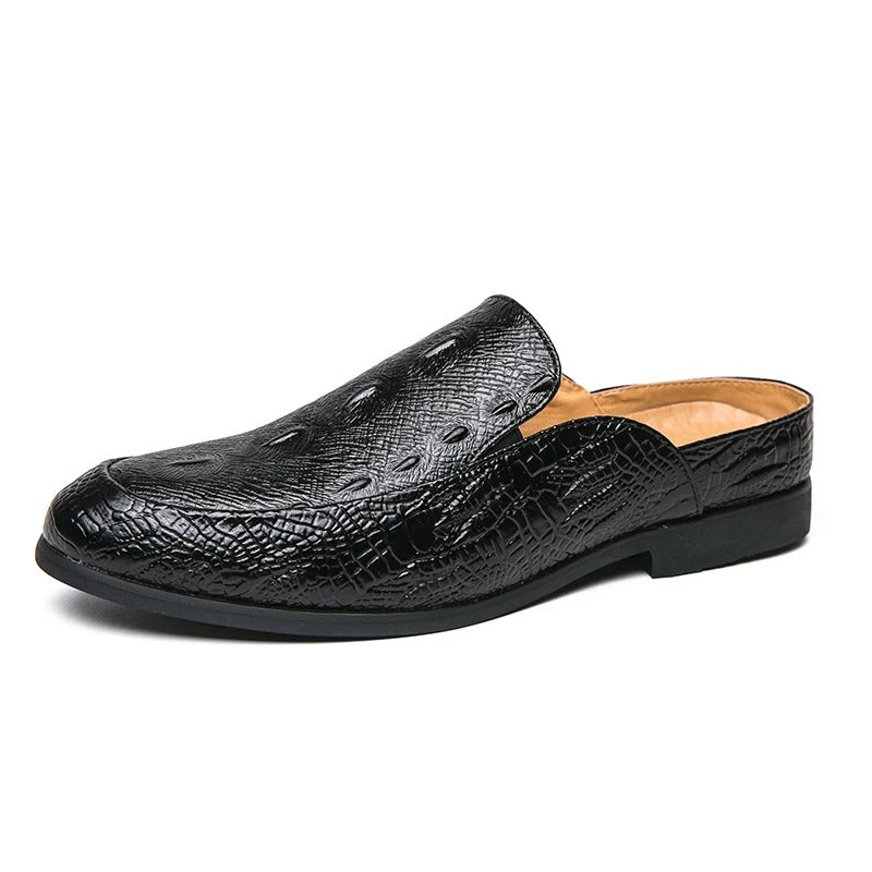 Chaussures habillées élégantes à imprimé crocodile