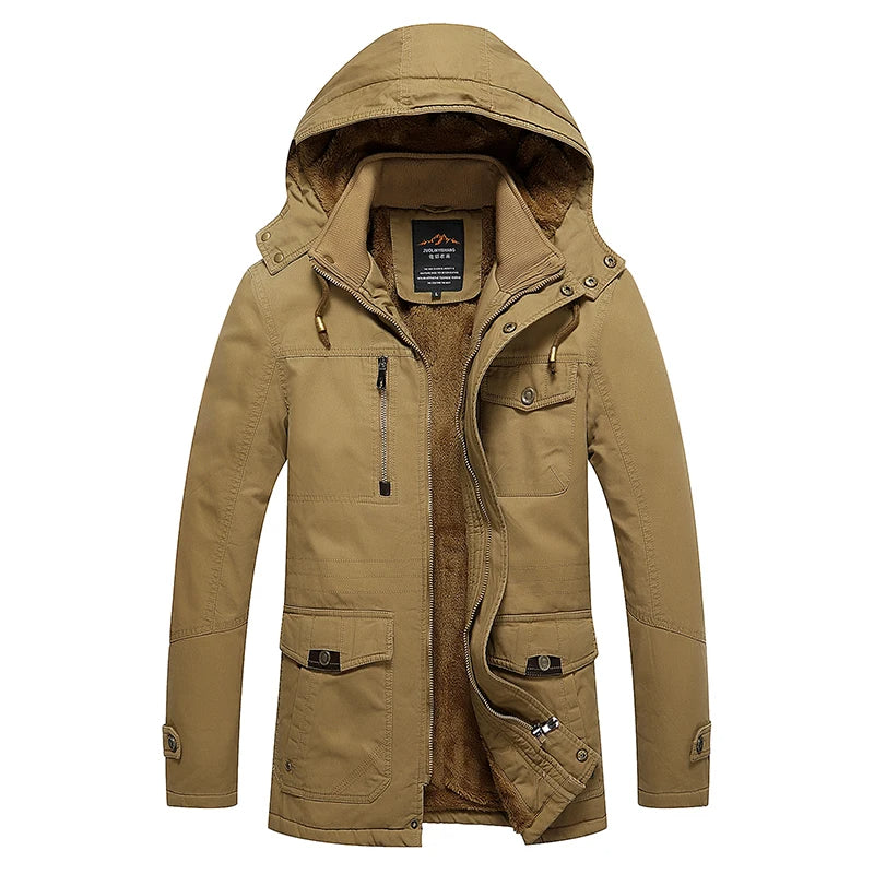 Veste d'hiver élégante en coton matelassé