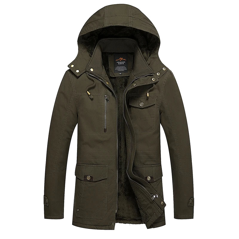 Veste d'hiver élégante en coton matelassé