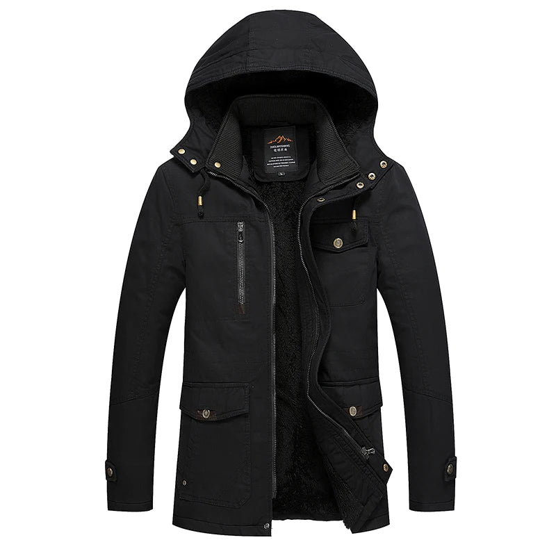 Veste d'hiver élégante en coton matelassé