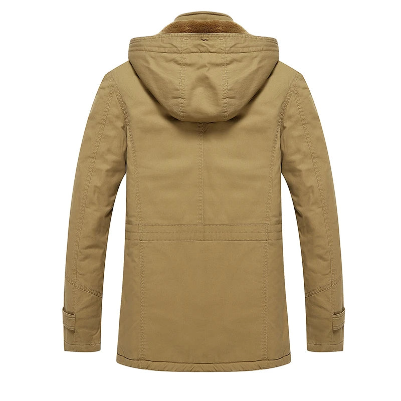 Veste d'hiver élégante en coton matelassé