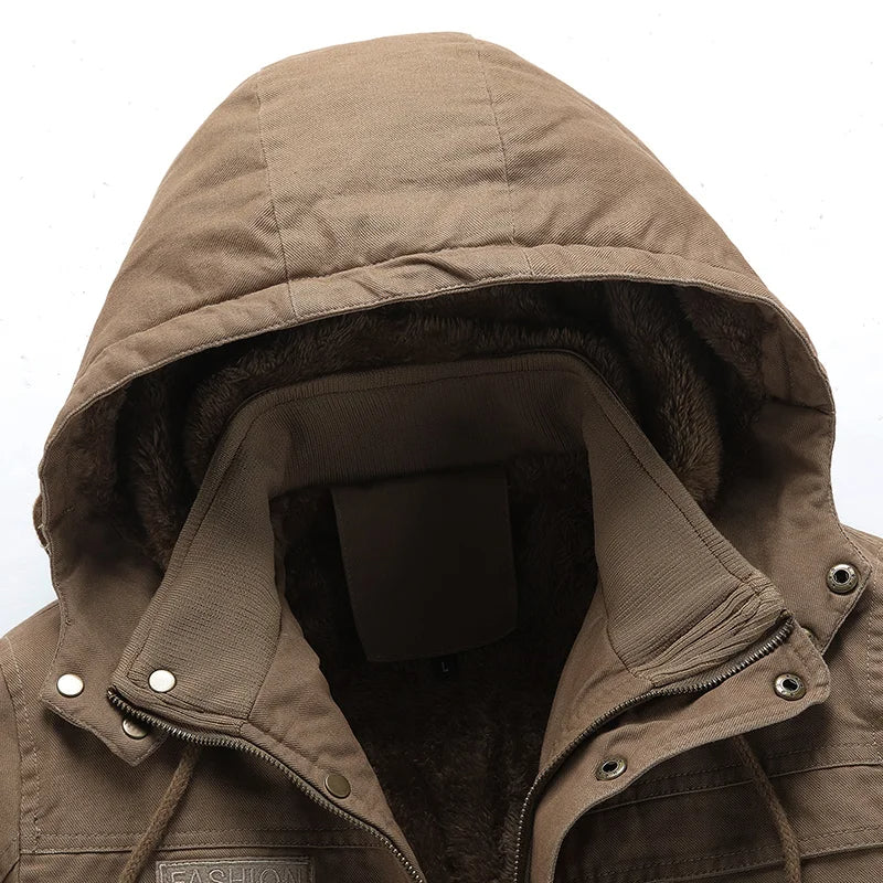 Veste d'hiver décontractée en coton