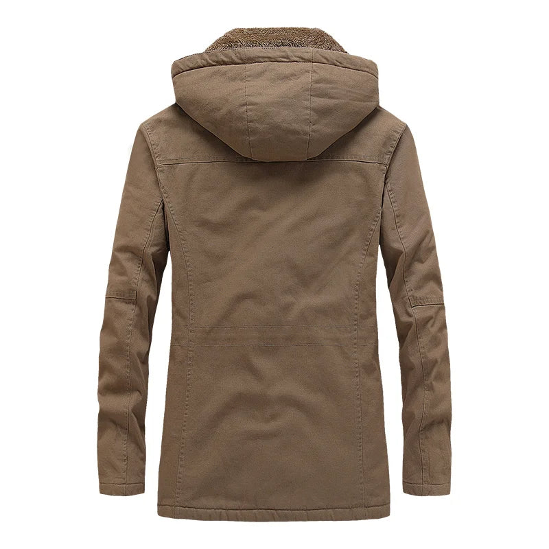 Veste d'hiver décontractée en coton