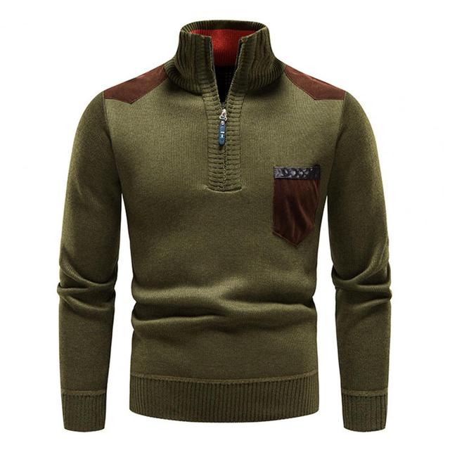 Pull en laine avec fermeture éclair