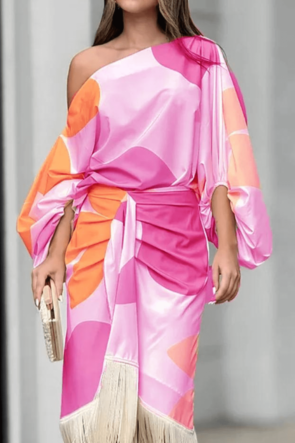 Robe élégante et colorée