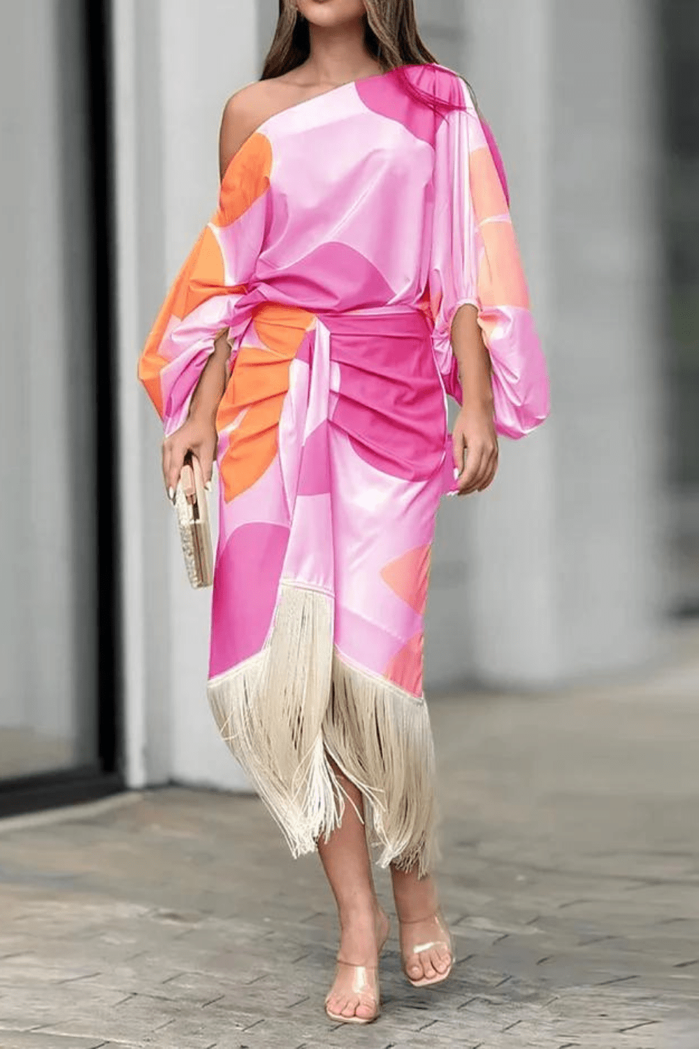 Robe élégante et colorée