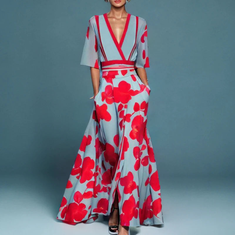 Robe longue élégante de Florence