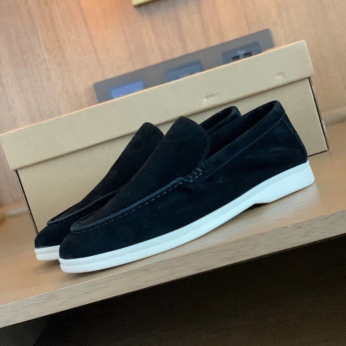 Mocassins en daim chic