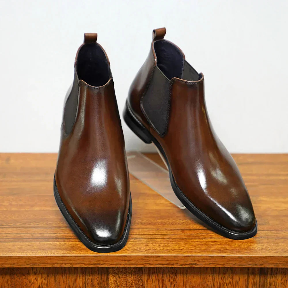 Bottes Chelsea en cuir Percival