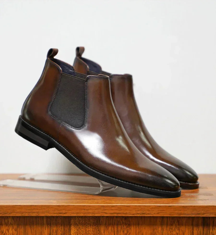 Bottes Chelsea en cuir Percival