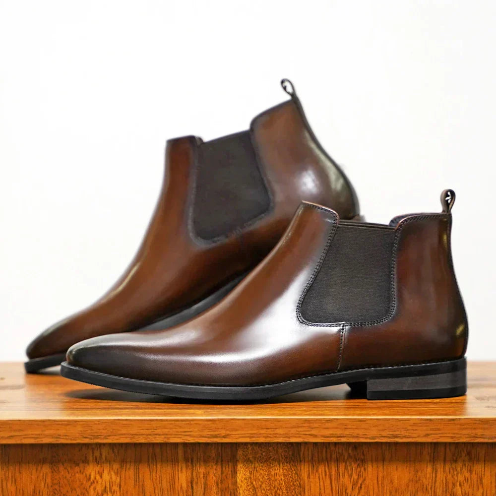 Bottes Chelsea en cuir Percival