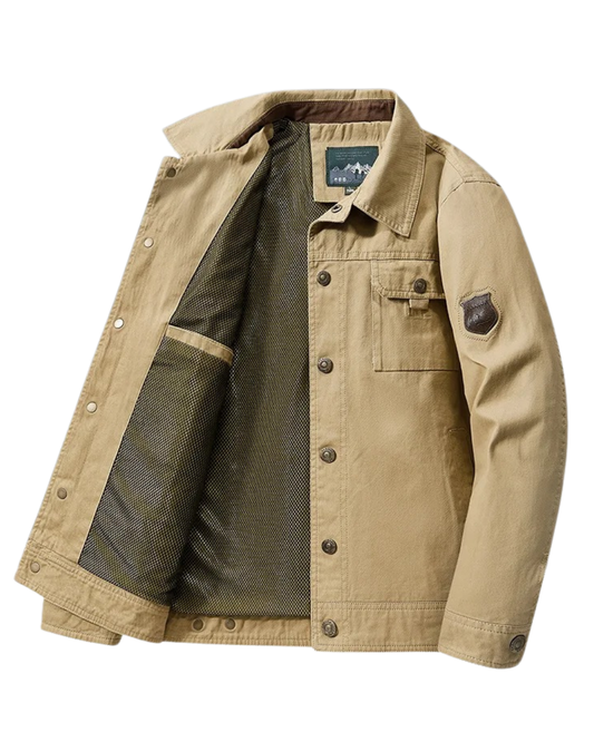 Veste coupe-vent élégante en coton