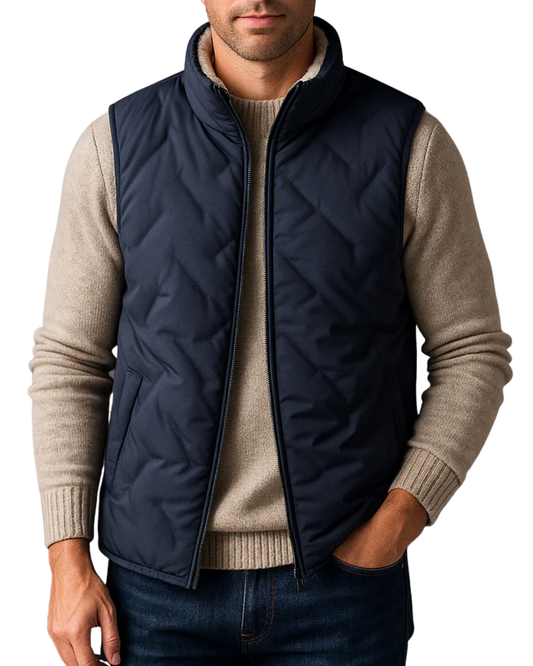 Gilet élégant en sherpa