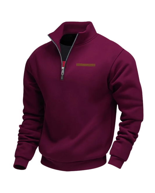 Pull zippé en polaire