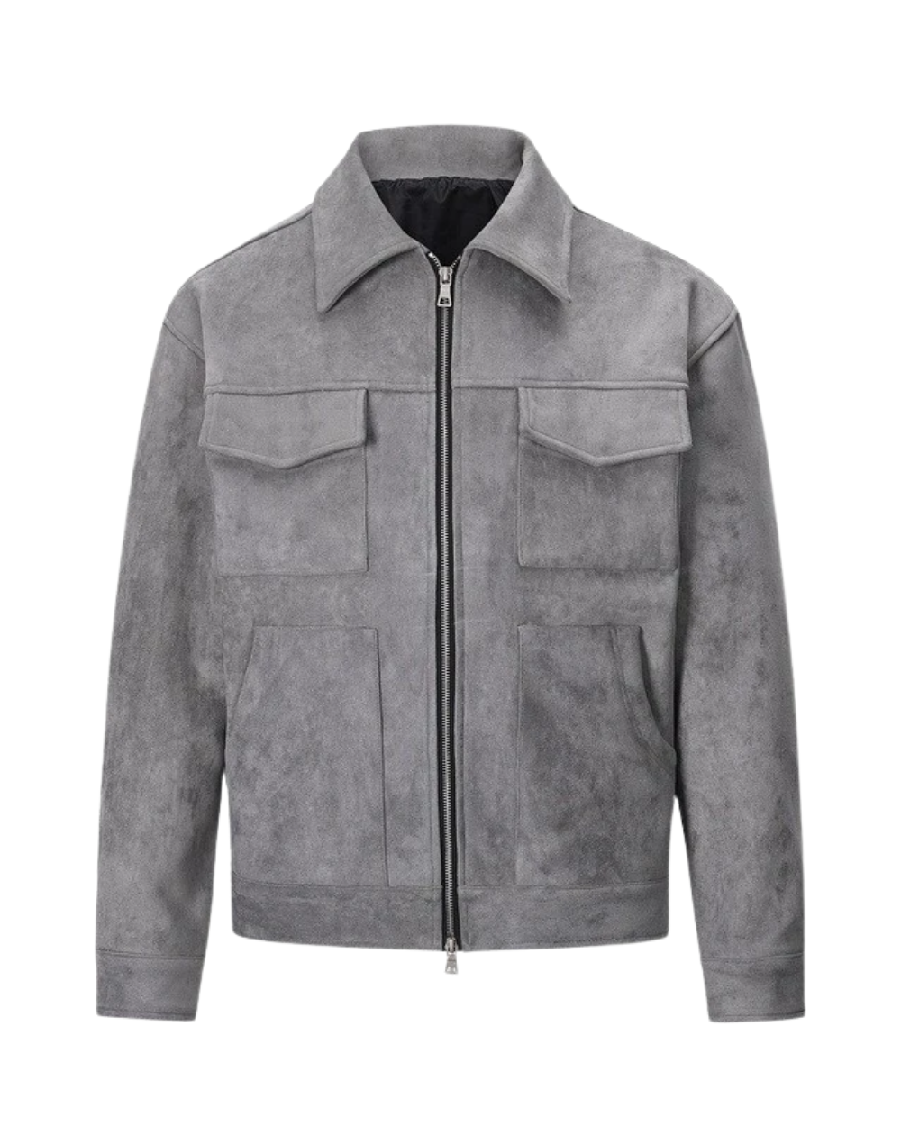 Veste en daim décontractée