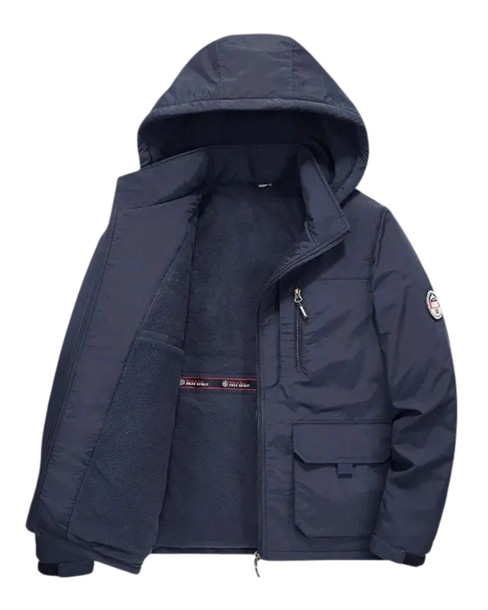 Veste doublée en polaire épaissie