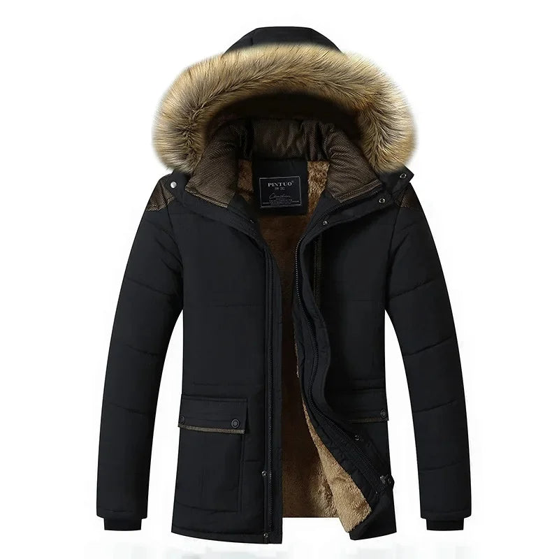 Veste d'hiver élégante en polaire matelassée