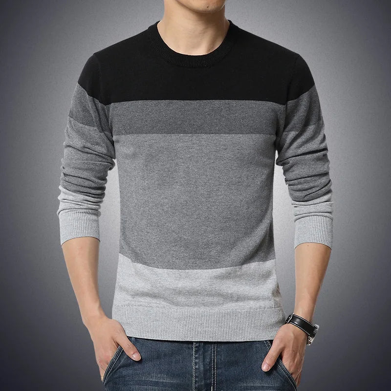 Pull décontracté en coton pour hommes