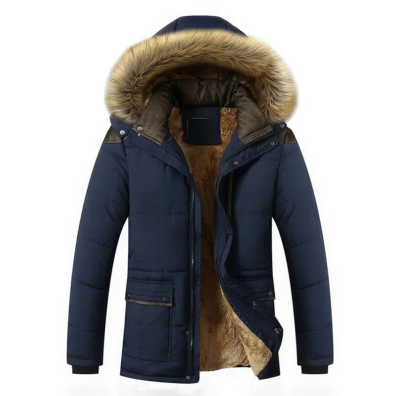 Veste d'hiver élégante en polaire matelassée