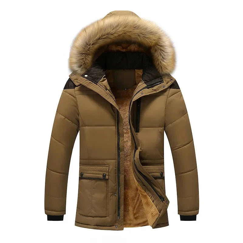 Veste d'hiver élégante en polaire matelassée