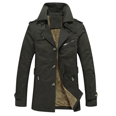 Trench-coat élégant et rembourré